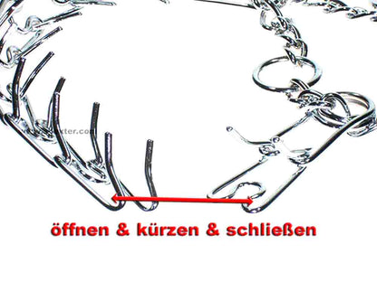 BDSM - Stachelhalsband - Würgeband mit Noppen