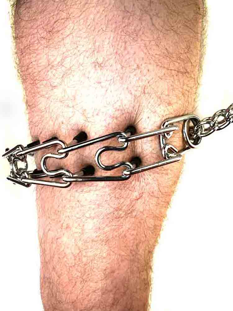 BDSM - Stachelhalsband - Würgeband mit Noppen