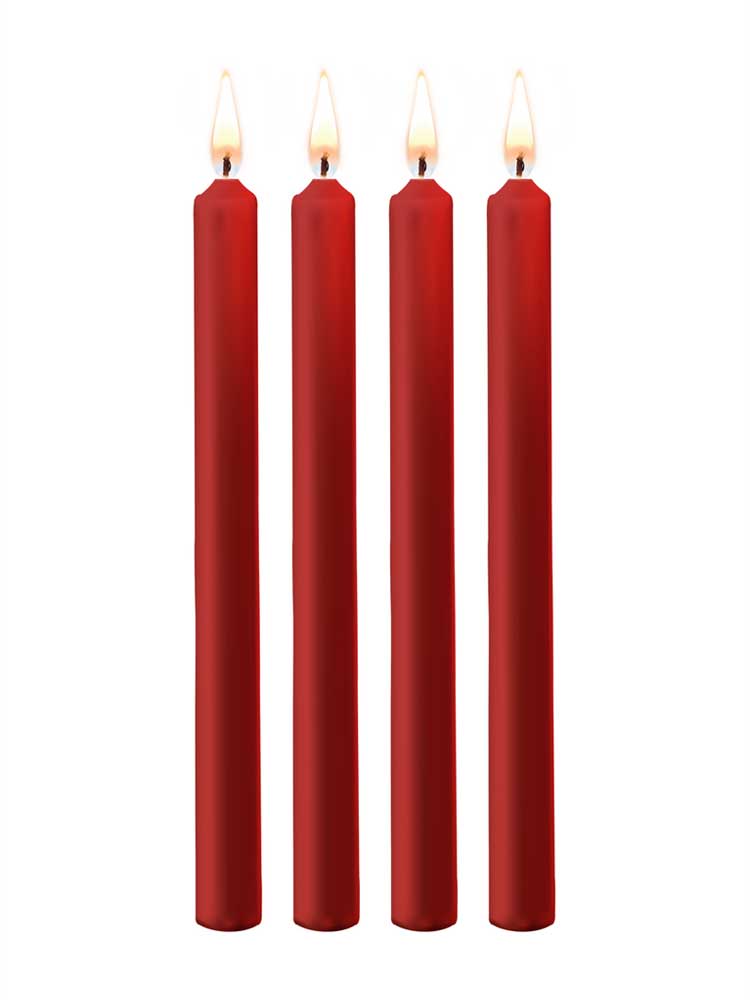 BDSM Teasing Tropfkerzen 18cm rot