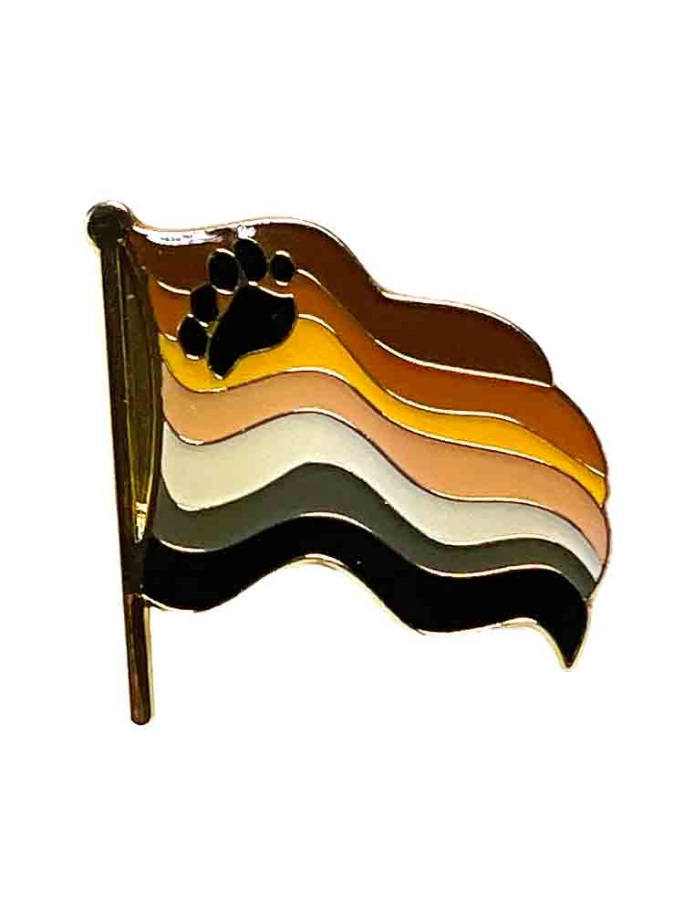 Bear Pride Flaggen-Anstecker Pin