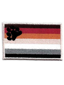 Bear Pride Aufnäher rechteckig