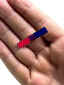Bisexuell Flaggen-Anstecker Pin lang