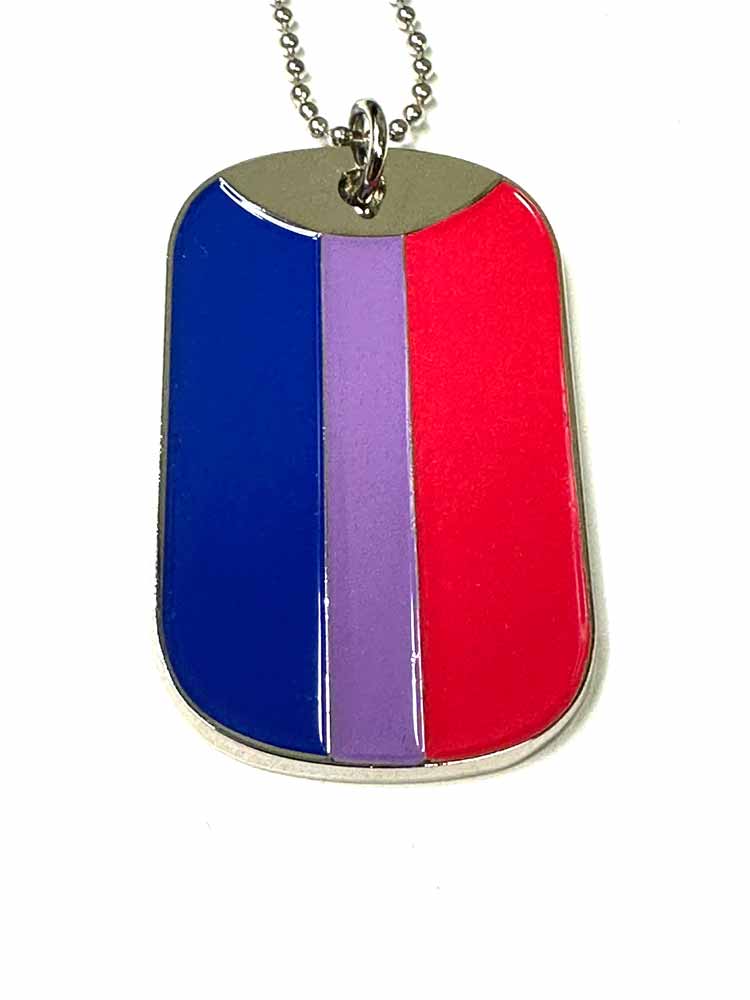 Bisexuell DOG TAG an Kette