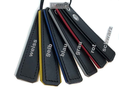 Bizeps-Band Oberarmband mit Schließe - weiße Paspel