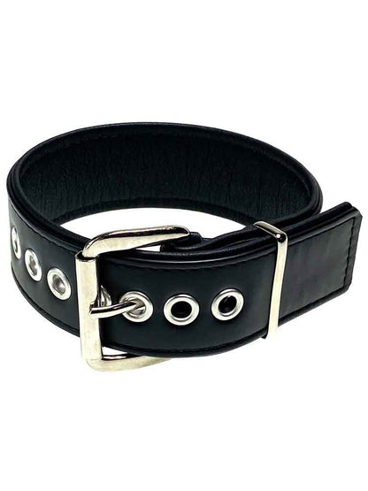 Bizeps-Band Oberarmband mit Schließe - schwarze Paspel
