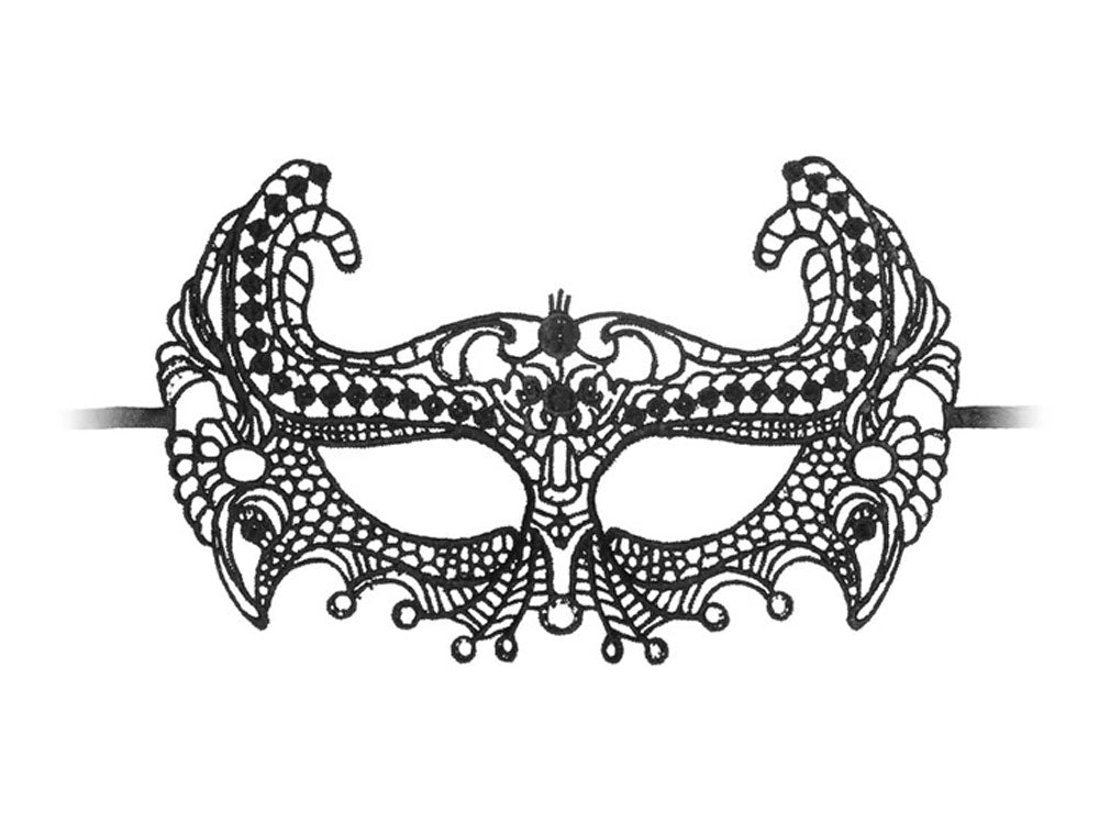 OUCH Black&White Augenmaske Modell Empress