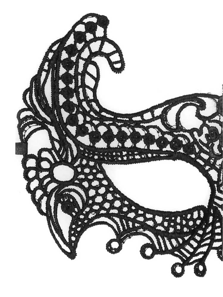 OUCH Black&White Augenmaske Modell Empress