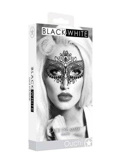 OUCH Black&White Augenmaske Modell Queen