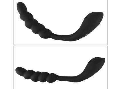 BLACK VELVET Bendable Dual Stimulator - UNISEX