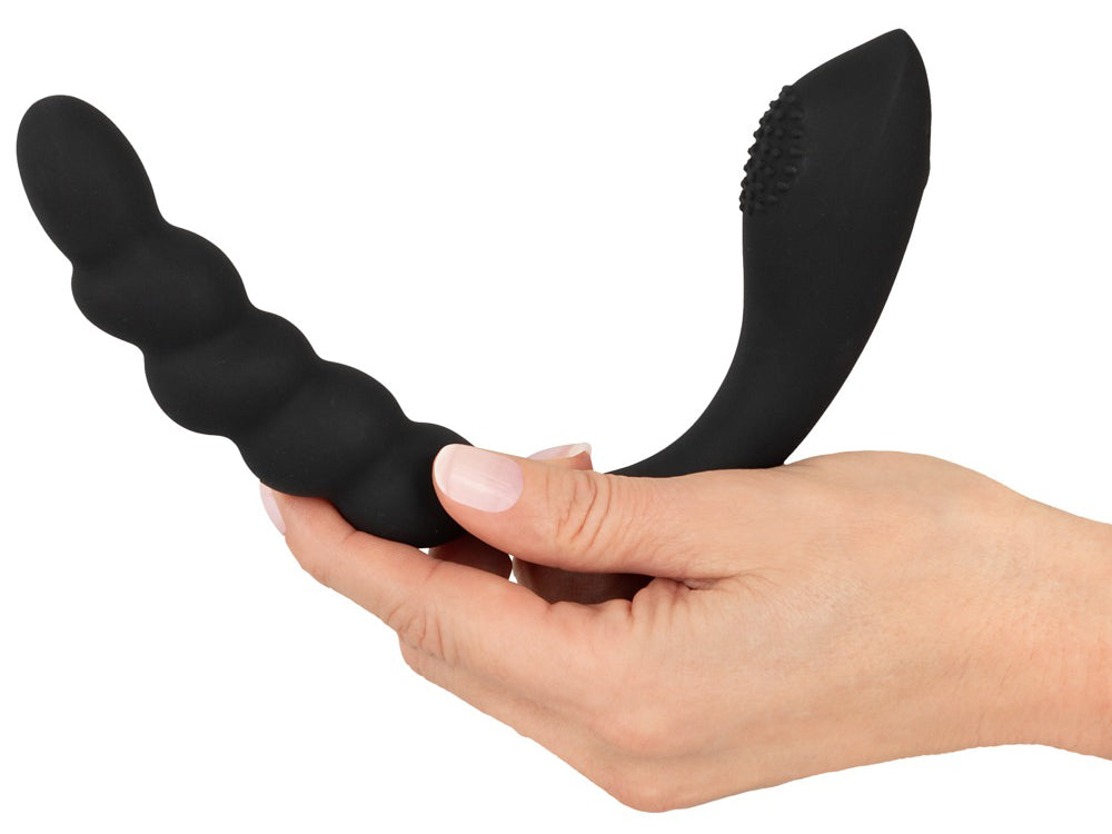 BLACK VELVET Bendable Dual Stimulator - UNISEX