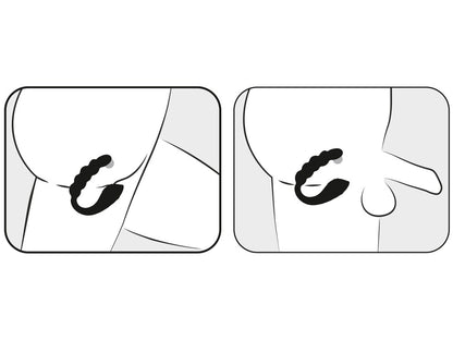 BLACK VELVET Bendable Dual Stimulator - UNISEX