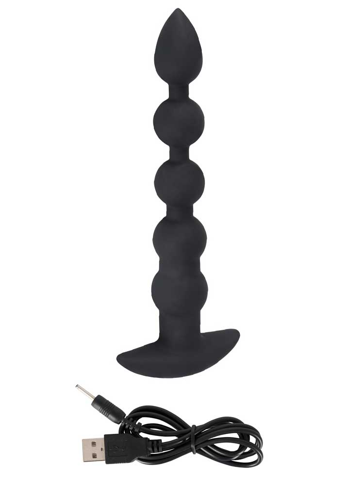 Black Velvets Vibrations Perlen-Plug