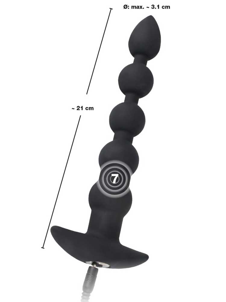 Black Velvets Vibrations Perlen-Plug