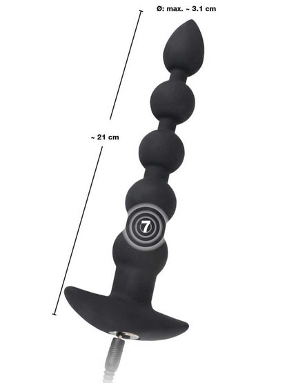 Black Velvets Vibrations Perlen-Plug