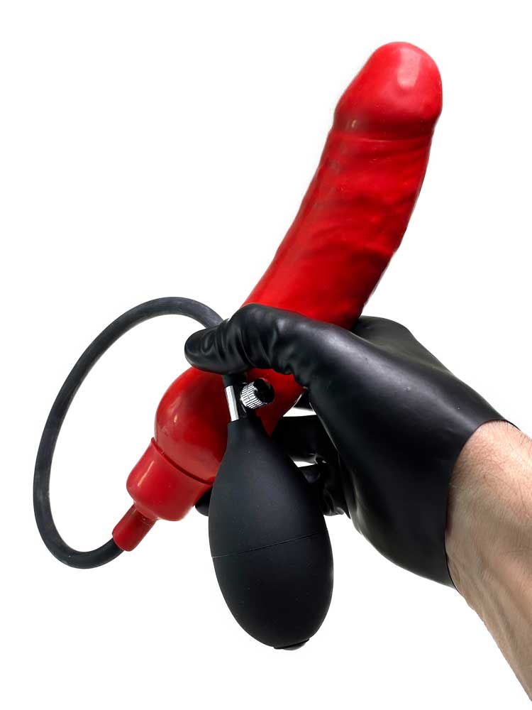 Blow-Up Dildo Größe L - rot + Schaumkern