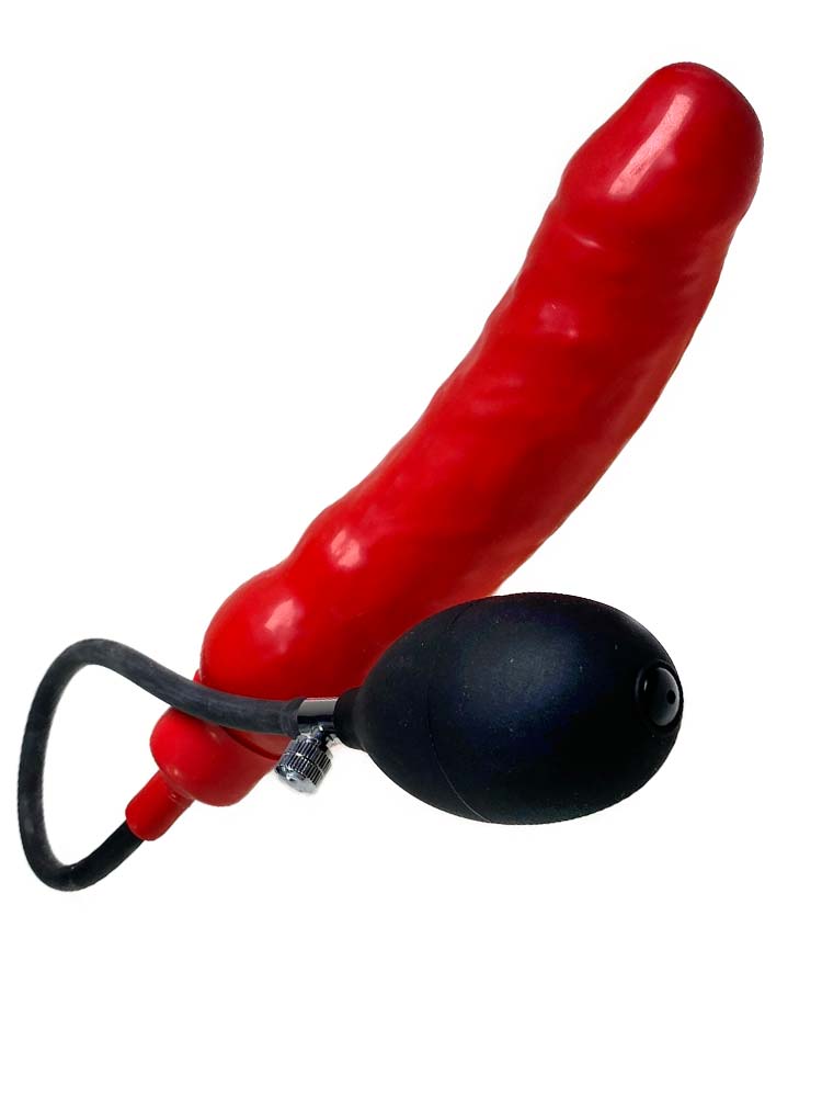 Blow-Up Dildo Größe L - rot + Schaumkern