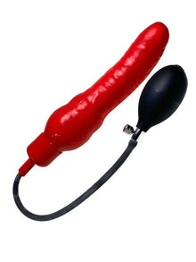 Blow-Up Dildo Größe XL - rot + Schaumkern