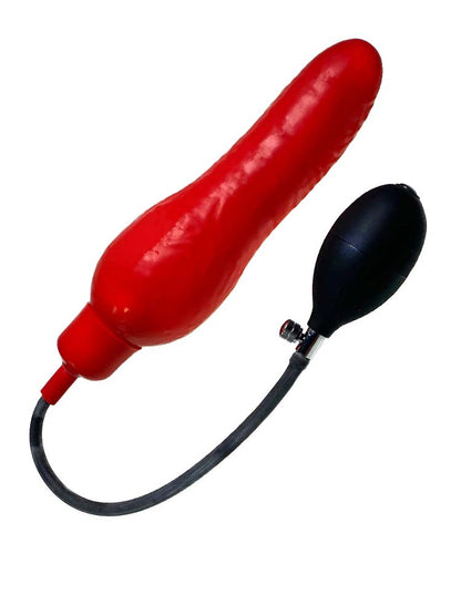 Blow-Up Dildo Größe XL - rot + Schaumkern