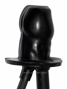 Blow-up Gummiknebel PENIS mit Schlauch - aufblasbar