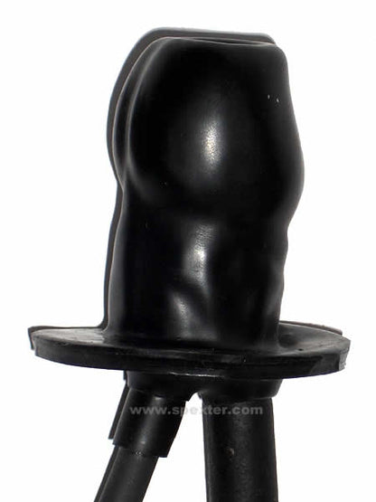 Blow-up Gummiknebel PENIS mit Schlauch - aufblasbar