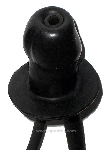 Blow-up Gummiknebel PENIS mit Schlauch - aufblasbar