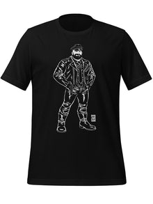 BOBO BEAR T-Shirt - JIM LIKES LEATHER BIKERS