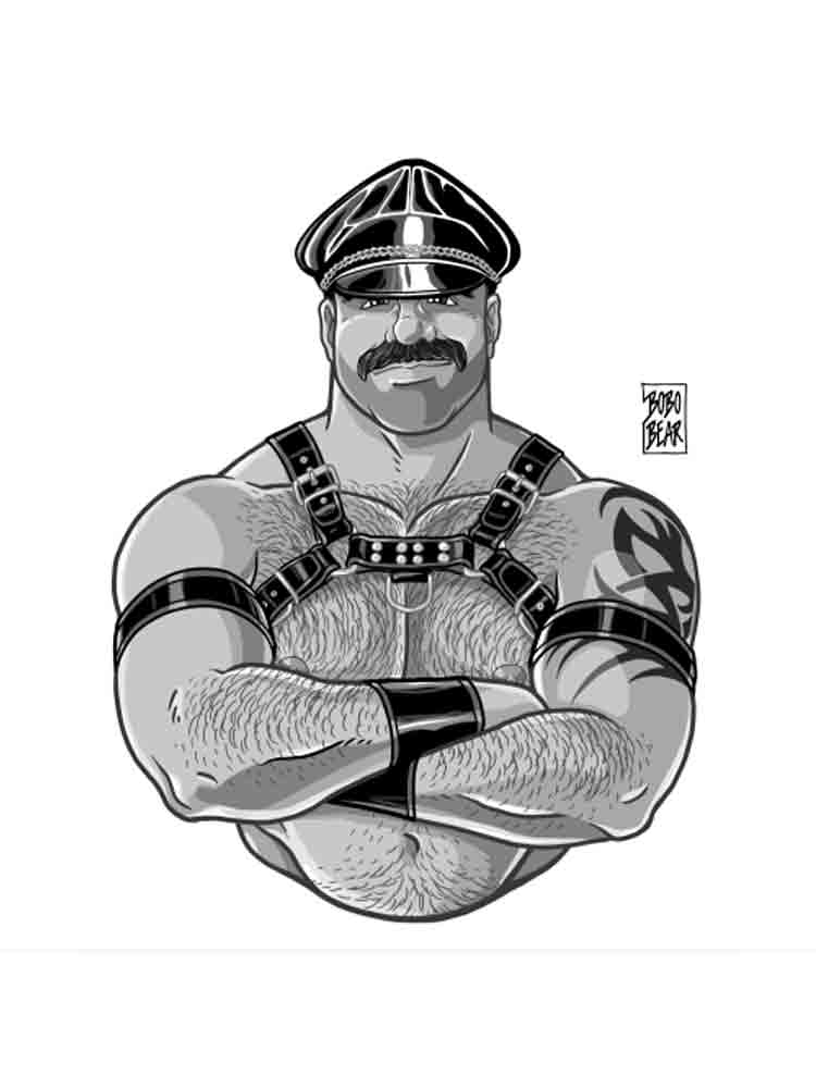 BOBO BEAR T-Shirt - Leather Daddy