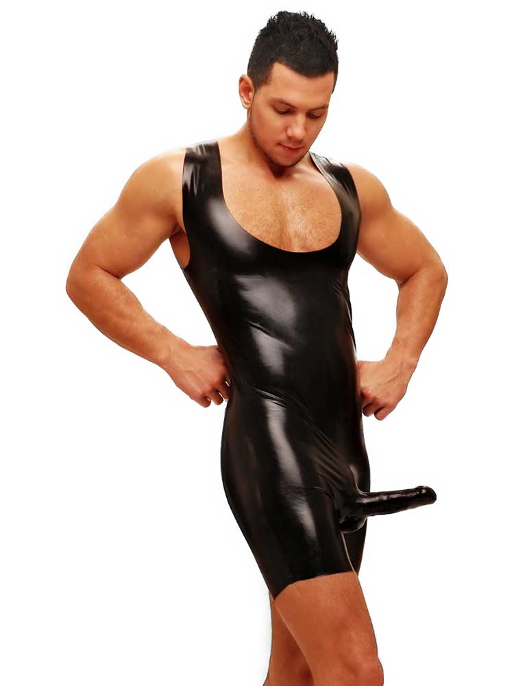 Gummi-Body, mit Kondom