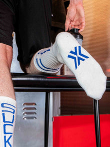 BOXER Skater Socks SUCK weiß-blau