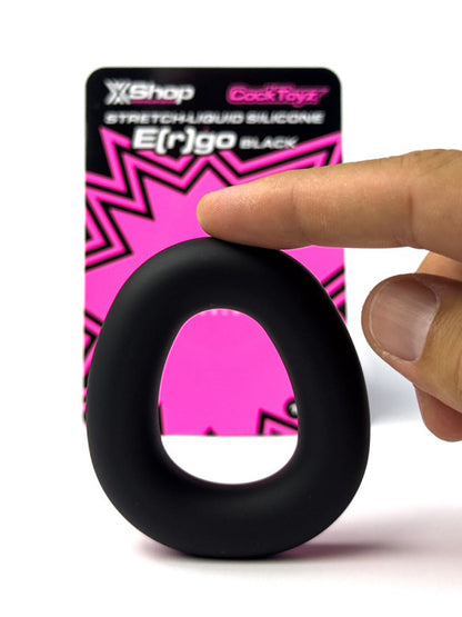BOXER Stretch-Liquid Silicone ERGO Cockring