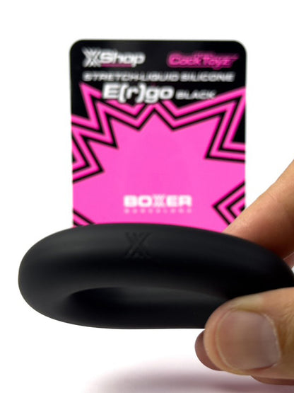 BOXER Stretch-Liquid Silicone ERGO Cockring