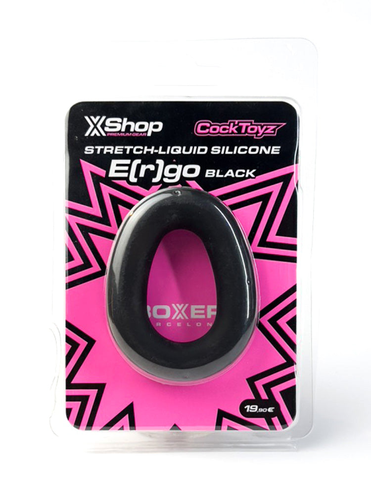 BOXER Stretch-Liquid Silicone ERGO Cockring