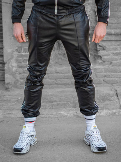 BOXER Stretch Sports Pants schwarz-weiß