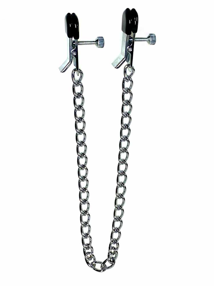 Brustwarzenklemmen flach mit Kette