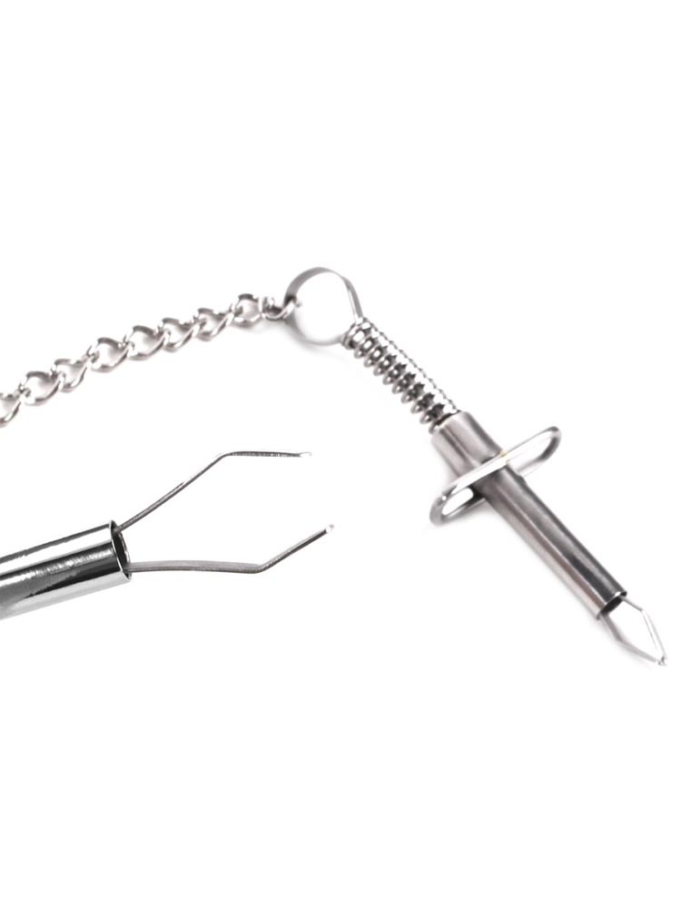 NIPPEL GRABBERS Brustwarzenklemmen mit Kette