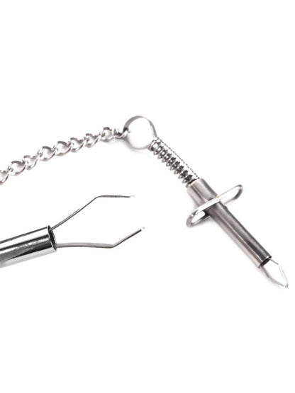 NIPPEL GRABBERS Brustwarzenklemmen mit Kette