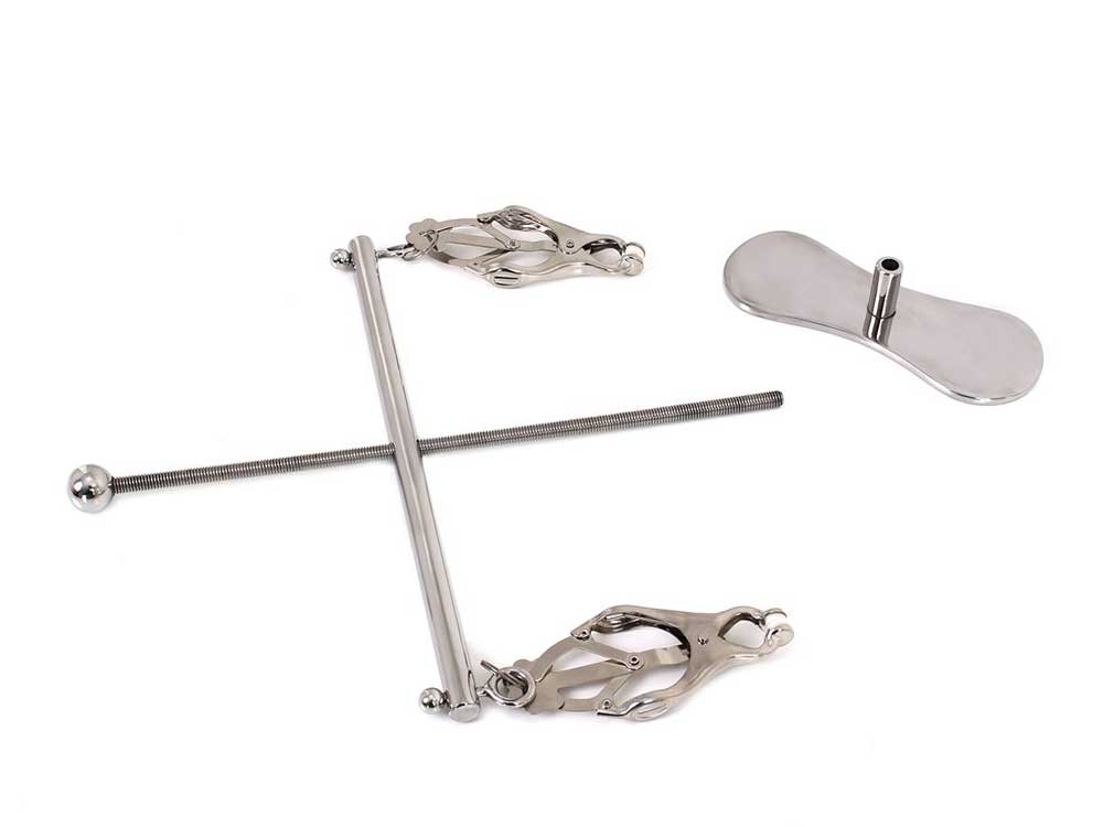 Brustwarzen-Spannvorrichtung mit Japanes Clover Clamps