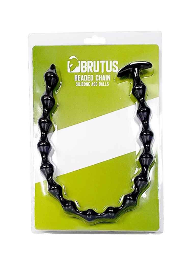 BRUTUS BEADED CHAIN Silicone Ass Balls 58cm
