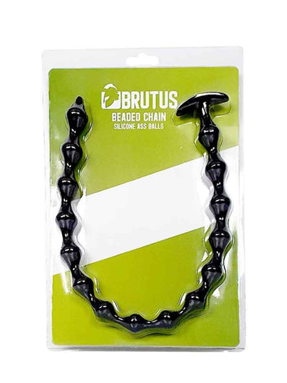 BRUTUS BEADED CHAIN Silicone Ass Balls 58cm