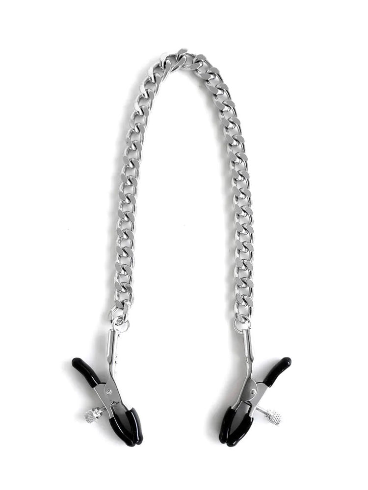 BRUTUS CROCODILE Brustwarzenklemmen einstellbar silber