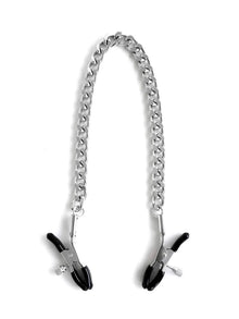 BRUTUS CROCODILE Brustwarzenklemmen einstellbar silber