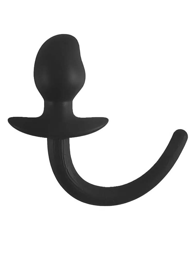 BRUTUS Hypersoft Puppy-Tail Plug schwarz