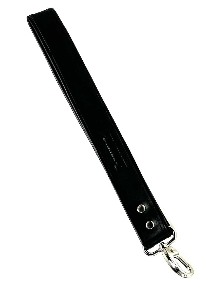 BRUTUS Lederleine Lederschlaufe schwarz