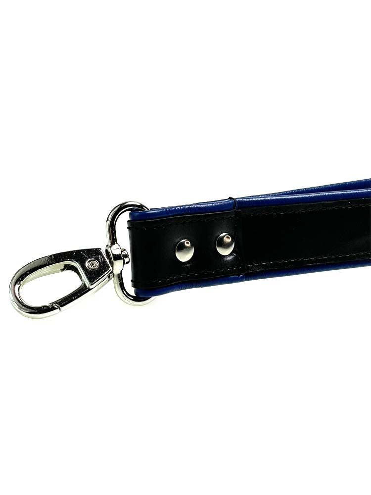 BRUTUS Lederleine Lederschlaufe schwarz - blau