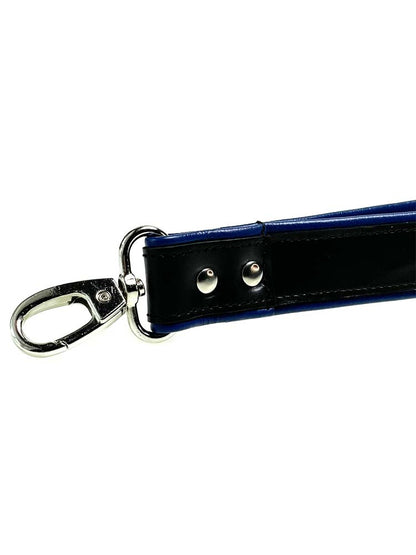 BRUTUS Lederleine Lederschlaufe schwarz - blau