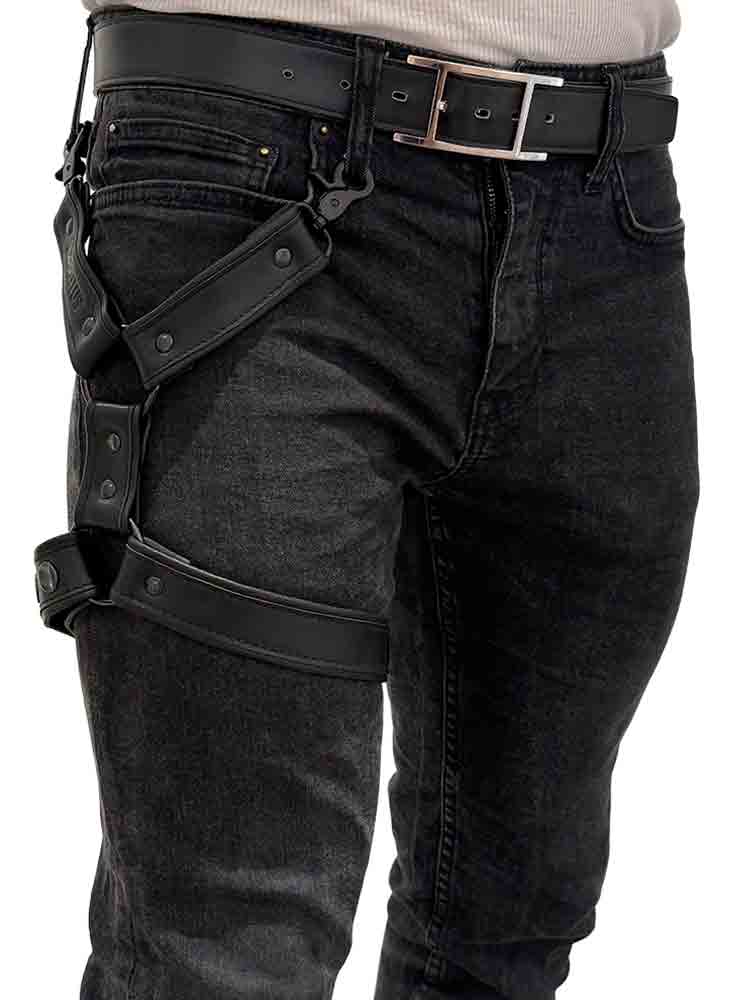 BRUTUS Leg Harness schwarz-schwarz