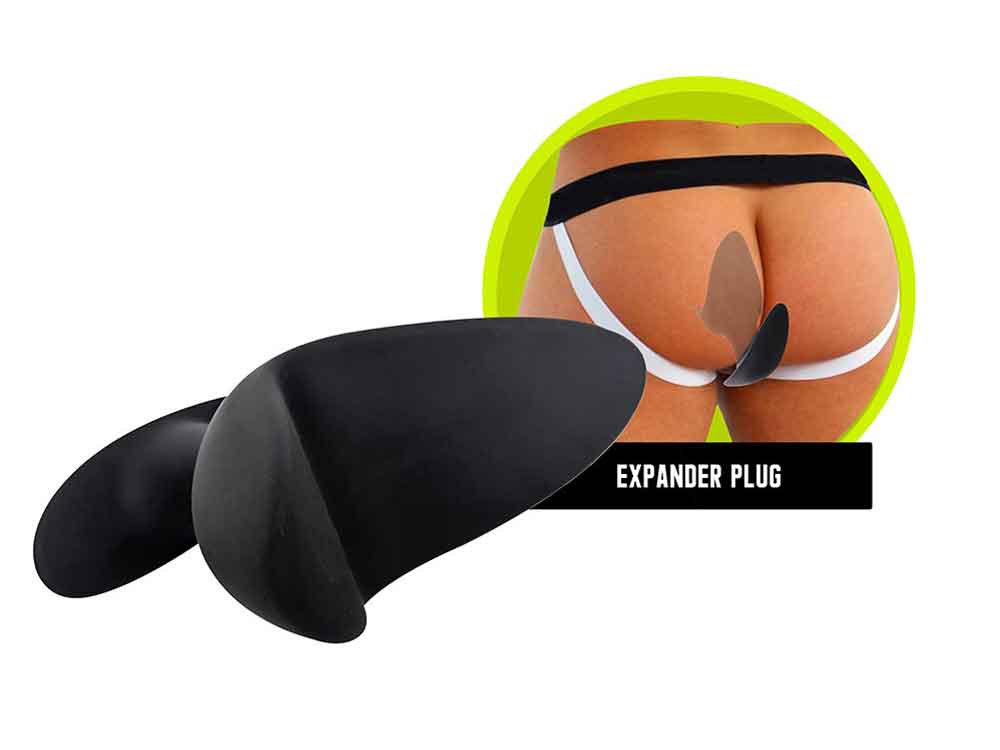 BRUTUS OPEN WIDE TWIN TIP BUTT PLUG EXTRA LARGE