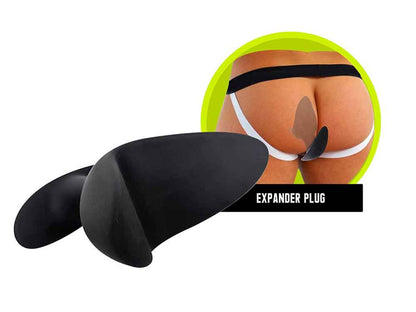 BRUTUS OPEN WIDE TWIN TIP BUTT PLUG EXTRA LARGE