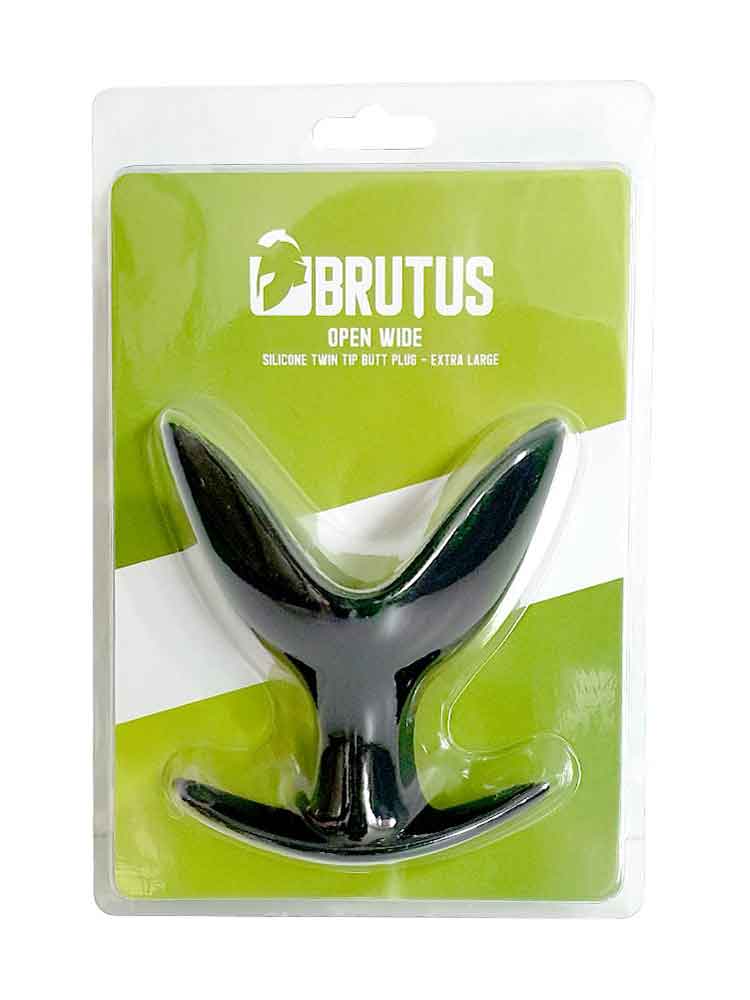 BRUTUS OPEN WIDE TWIN TIP BUTT PLUG EXTRA LARGE