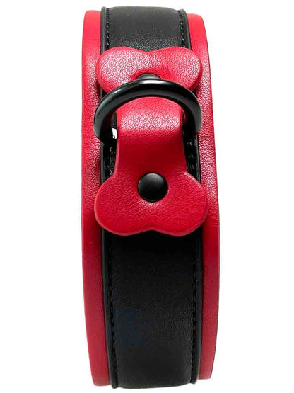 BRUTUS Puppy Hunde-Halsband schwarz-rot